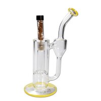 V12 Twisty Quartz Blunt - Pfeife aus Quarzglas